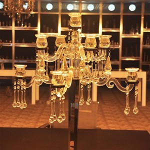 Crystal Glass Hanging Raindrops Lighting Ornament Chandelier Prism Part 5.3*0.8"