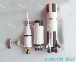 1/400 Saturn-5 Launching Tower Frame Model Rocket Painted Model Set Toy Gifts