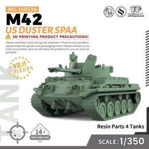SSMODEL SS538 1/200/350/700 Military Model Kit US M42 Duster SPAA