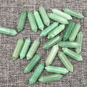 A Lot Natural Obelisk Quartz Crystal Wand Double Point Wholesale Reiki Healing