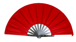 Stainless Steel Metal Folding Fan Mulan Kung Fu Martial Arts Tai Chi Fan