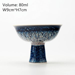 Creative Tea Cup Multi-size Kungfu Tea Cup For Pu'er Tea Jian Zhan Tian Mu Glaze