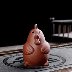 Yixing Zisha Ceramic Pottery Handmade Fengshui Zodiac 12 Animal Tea Pet Statue
