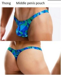 Men's Beachwear Briefs Thong Sexy Bikini Low Waist Swimsuit Hot Gay Bathing Suit