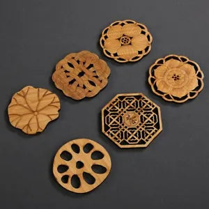 Creative Wood Tea Coasters|Coffee Coasters|Tea Accessories