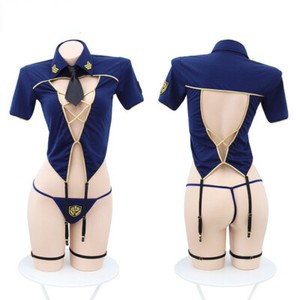 Uniform Cop Lady Officer Costume Jumpsuit Lingerie New Sexy Women Police Cosplay