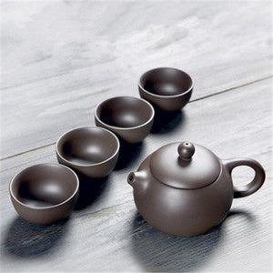 Travelling Tea Set Portable Bag Yixing Zisha Teaset Tea Plate Reservoir Tea Tray