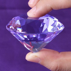 50mm Crystal Paperweight Glass Art Large Giant Diamond Decor Centerpiece Gifts