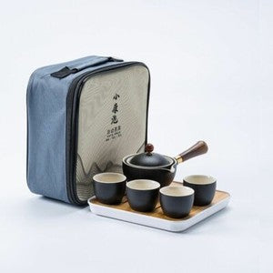 Chinese Automatic Rotating Kung Fu Tea Ceremony Set For Home Portable Drinkware