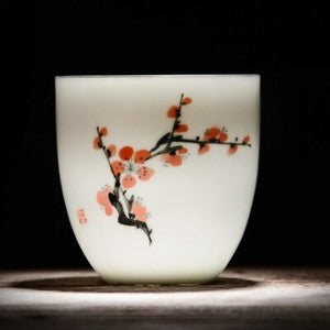 Teacups Drinkware Chinese Kung Fu Tea Cup Ceramic Porcelain Tea Set Accessories