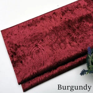 Embossing Floral Fabric Velvet Cloth Vintage for Sofa Cushions Cover Tablecloth