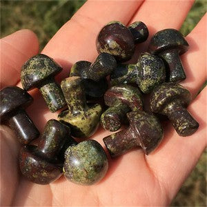 A lot 15MM+ Natural mushroom Quartz Crystal Carved Polishing Wholesale Healing-5