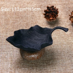 Chinese Tea Filtration Pottery Tea Filter With Holder Creative Leaf Shape China