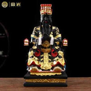 Lord Yan God,King of Hell Statue,Resin Ten Halls of Yama Figurine Taoist Deities