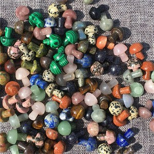 A lot 15MM+ Natural mushroom Quartz Crystal Carved Polishing Wholesale Healing-5