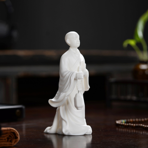 Taoism Style Tea Pet Home Table Decoration Zisha Porcelain Monk With Light New