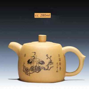 200ml/280ml Yixing Purple Clay Tea Pot Ore Section Kettle Handmade Zisha Teapot