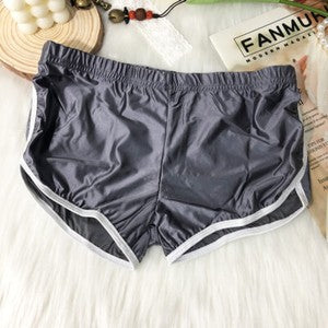 Sexy Womens Satin Panties Boyshorts Underwear High Cut Boxer Shorts Brief Thongs