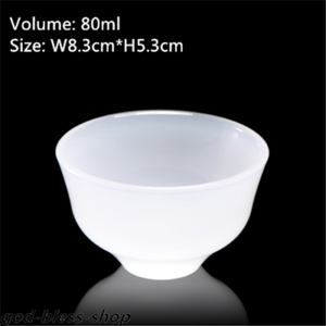 White Jade Porcelain Glass Tea Cup Chinese Kungfu Cup Master Cup Of Tea China