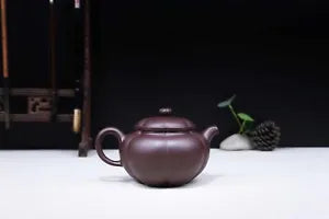 370cc chinese Yixing Handmade Zisha Purple clay Teapot LiuBan JinHua Hu Tea Pot