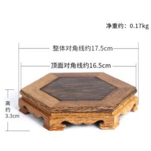 Tea Set Base Mahogany Chicken Wing Wood Base Flower Bonsai Wood Bracket