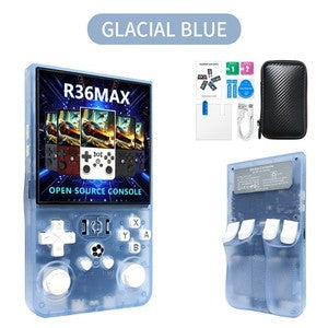 R36MAX Retro Handheld Video Game Console 64/128GB Linux System 4.0 In IPS Screen