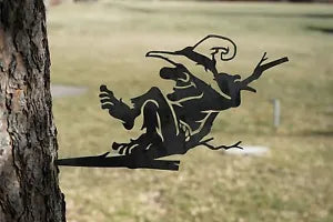 Twig Troll Decoration | Garden Art | Backyard Art | Tree Art | Silhouette Art