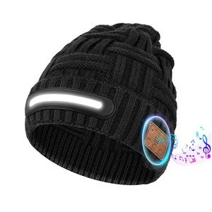Night outdoor adventure lighting Bluetooth LED lamp cap and making phone calls