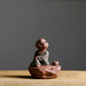 Ceramic Small Monk Tea Pet Tea Table Decoration Tea Set Tea Table Decoration