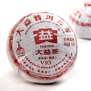 TAETEA V93 * 2010 Yunnan Menghai Dayi Pu-erh Tea Tuo Cha Ripe Puer Pu'er Tuocha