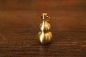 New Brass gourd waterproof pill box bottle case Pendant keychain Necklace Gifts