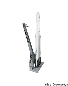 1:144 NASA SpaceX Falcon Heavy F9 Strong back Rocket Model Set Foldable Leg