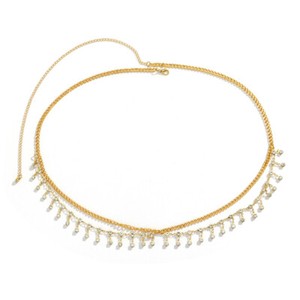 Waist Chains Rhinestone Star Tassel Pendant Waist Belly Belt Tassel Body Chain