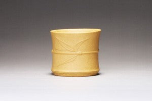 Puer Tea Real Yixing Zisha Tea Cup Marked Bamboo Relief Master Cup Of Tea China