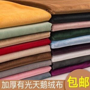Thick Dutch Velvet Plush Cloth Upholstery Sofa Pillow Head Diy Velour fabric