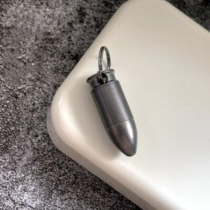 PEI Titanium Waterproof Pill Holder Case Organizer Container Keychain EDC Gift
