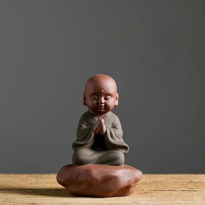 Ceramic Small Monk Tea Pet Tea Table Decoration Tea Set Tea Table Decoration