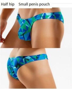 Men's Beachwear Briefs Thong Sexy Bikini Low Waist Swimsuit Hot Gay Bathing Suit
