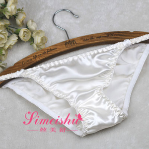 2pack Womens 100% Silk Low-Rise Bikinis Knickers Underwear Cheeky Hipster Briefs
