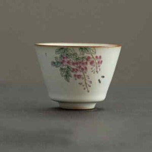Ru Kiln Teacup Persimmon Ceramic Tea Cup Personal Single Cup Boutique Tea Set
