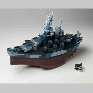 War II USS Missouri Montana Battleship Ship Model 3D printed static model