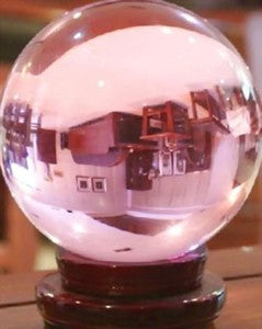 50MM Round Glass Crystal Ball Sphere Buyers Select the Size Magic Ball