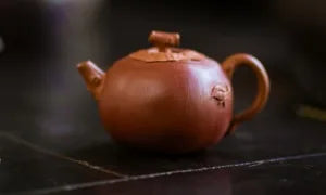 100cc chinese Yixing Handmade Zisha teapot ZhuClay Persimmon Gongfu Tea Pot