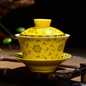 200ml Porcelain Gaiwan Brew Tureen Tea Bowl Kung Fu Tea Set Tea Ceremony Decor