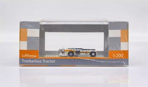 1/200 JC Wings Lufthansa/Unpainted Trailer Tractor Alloy Diecast Model