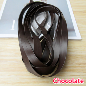 5 Meters DIY Faux Leather Trim Bias Tape Ribbon for Sofa Clothes Crafts