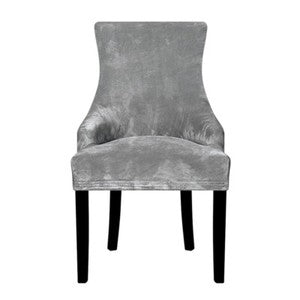 Velvet Fabric Sloping Arm Chair Cover/Seat Covers For Hotel Party Banquet