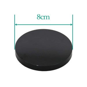 Handmade Obsidian Scrying Mirror Natural Stone Disc Ritual Healing Reiki Crystal