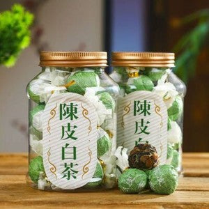 80g/125g/250g Tangerine Peel White Tea Ball Chinese Shoumei Organic White Tea