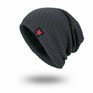 Fashion Soft Cap Men's Hat Beanie Hat Autumn Winter Cap Wool Knitted Warm Hats